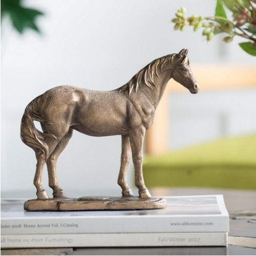 Brass Horse Statue